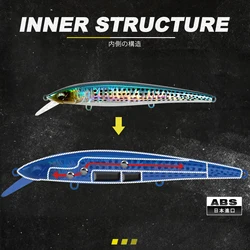EJA D1 Minnow Wobbler Sumergible 130mm