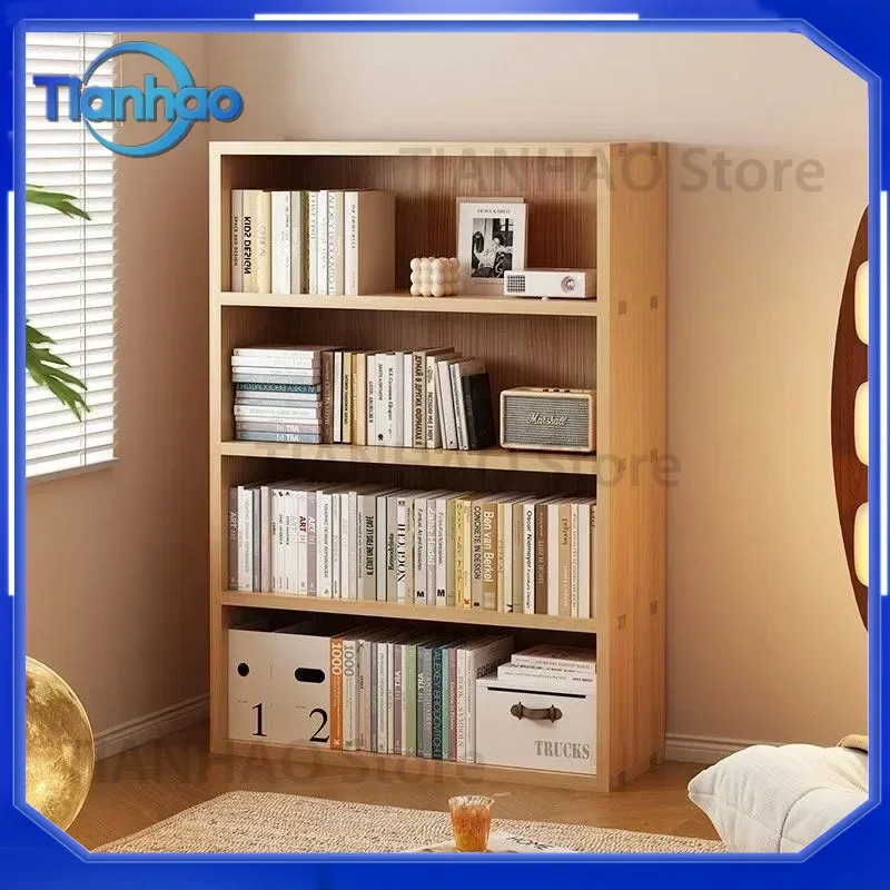 Storage Locker Bookshelf Sideboard Bibliotheque Decor Display Cabinet Bookcase Wooden Cube Furniture for Home Office