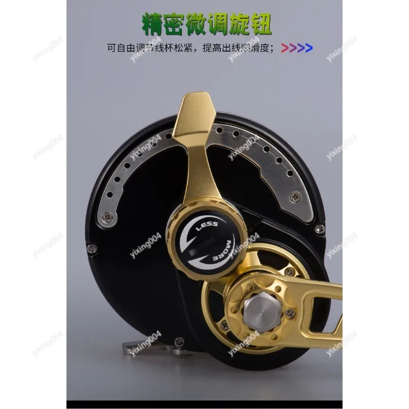 Slow Jigging Drum Reel, All Metal Saltwater Trolling Reel for Sea Boat Fishing Angling view 6