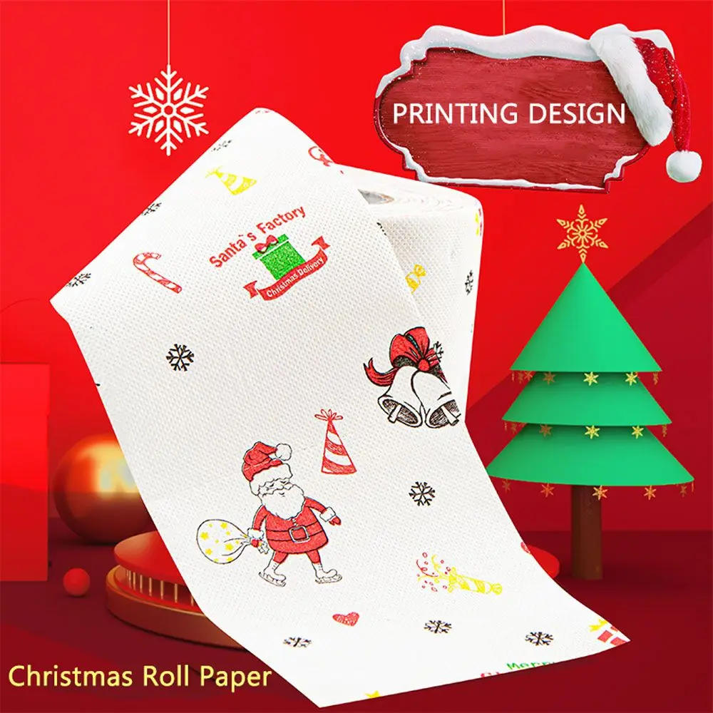 New Tissue Office Santa Claus Paper Towels Toilet Paper Paper Roll Christmas