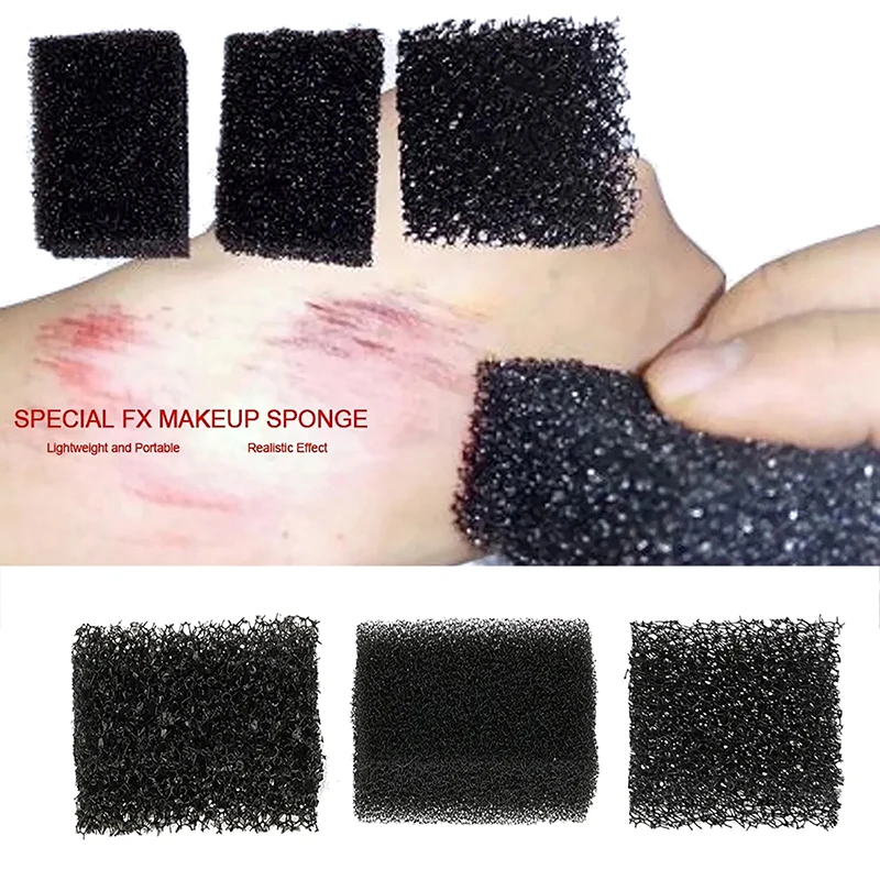 Halloween Makeup Sponge For Xmas Special Blood Scar Stubble Effects Wound Make Up Stipple Sponge Cosplay Art Shaping Makeup Tool