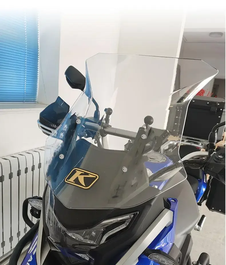 Applicable to Excelle 400x 500x 525x motorcycle modified windshield non-destructive installation (water bird style)