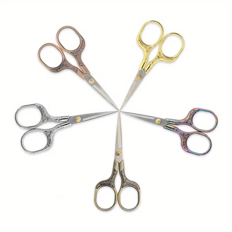 Vintage plum scissors stainless steel household window scissors embroidery scissors Paper Cuttings thread scissors hand scissors