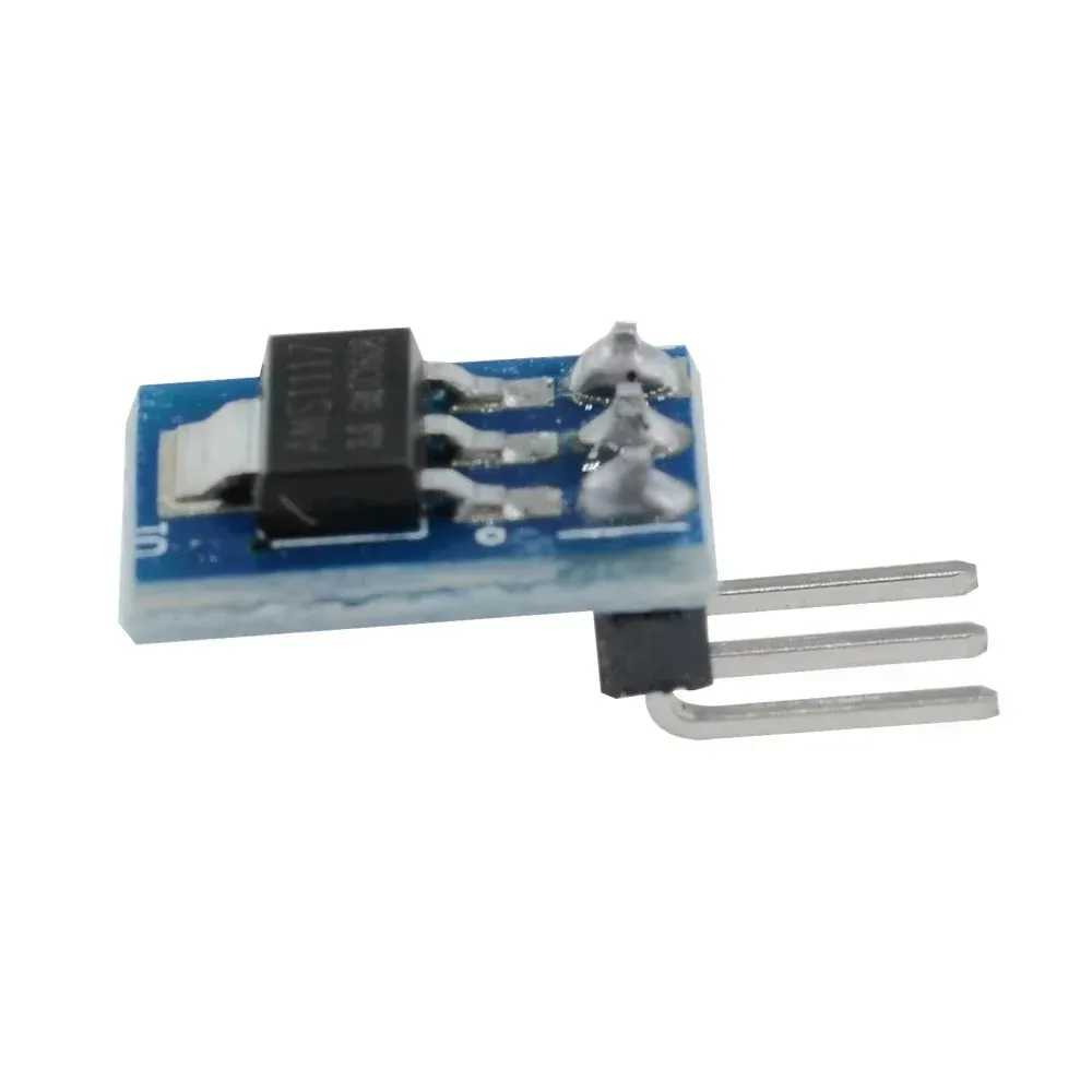 5/30Pcs 3 Pins AMS1117 DC4.5V-7V to 3.3V DC6V-12V to 5V Voltage Regulator Down DC-DC Step Down Power Supply Buck Module 800mA