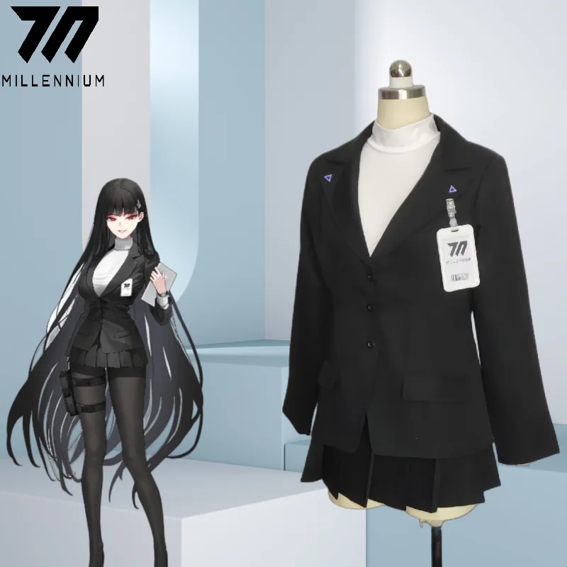 COS-HoHo Anime Blue Archive Tsukatsuki Rion Formula Clothes Game Suit Uniform Cosplay Costume Halloween Party Role Play Outfit