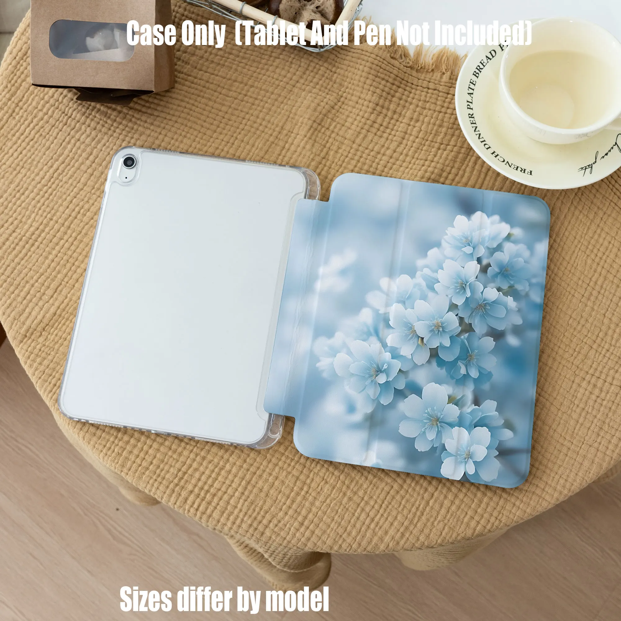 Slim Fit Premium TPU Tablet Cover, Shockproof Durable Lightweight Protective Case for iPad Samsung Huawei Honor Redmi Xiaomi