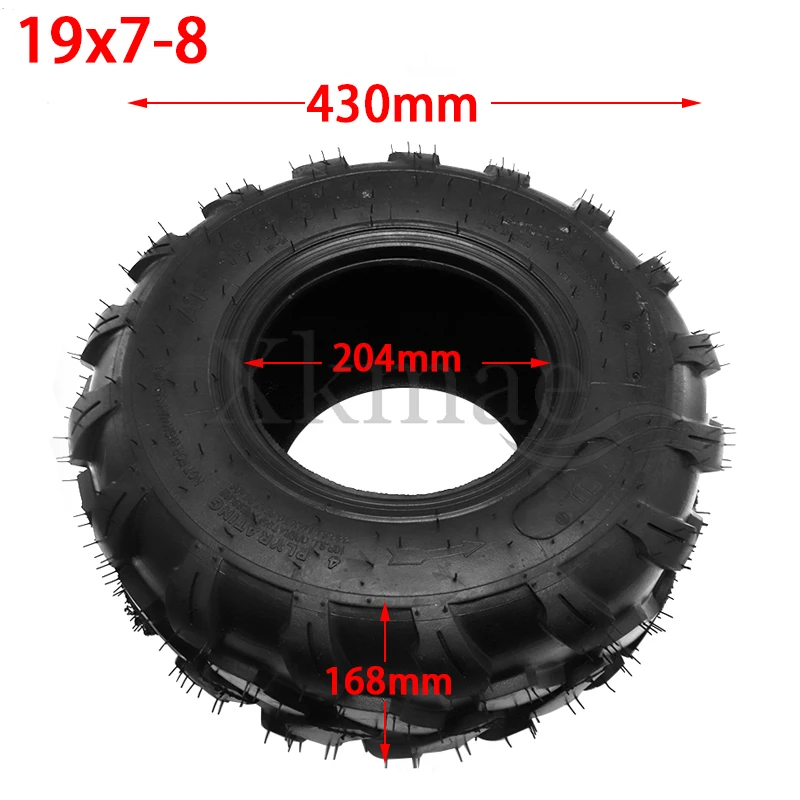 Front 19x7-8 rear 18X9.50-8 tires are suitable for karts, ATVs, road tires and wear-resistant tires