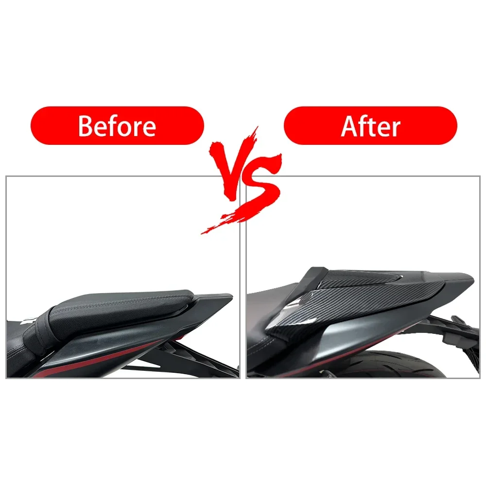 Rear Seat Cover For Honda CBR650R CB650R 2024 Motorcycle Rear Passenger Pillion Fairing Seats Cowl CB 650R CBR 650R Parts