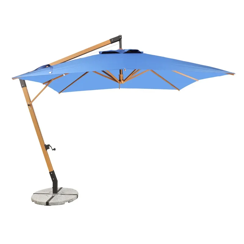 2023 new sun umbrella beach windproof umbrella garden outdoor large coffee shop roman umbrella