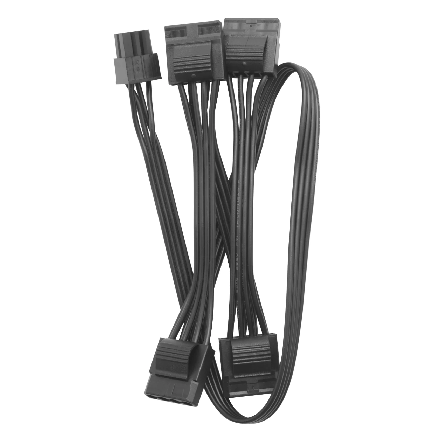 AT82-IDE 4Pin Modular Power Supply Cable For Corsair RM1000X RM550X 650X 750X 850X 6Pin To 4 IDE Cable