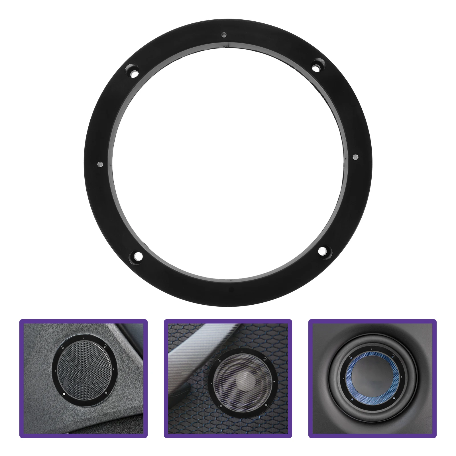 

6.5 Inch Car Speaker Plastic Spacer Adapter Bracket For Enhanced Sound Quality Upgrade