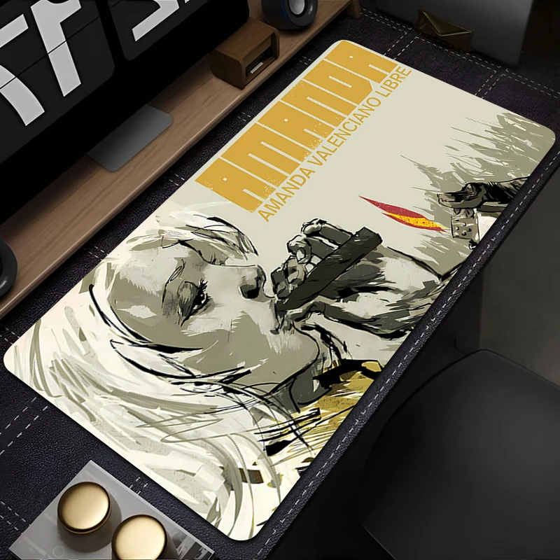 Mauspad, großes Spieler-Computer-Tastaturpad, Schreibtischunterlage, rutschfest, Cartoon-Tischunterlage, PC-Teppich, METAL GEAR Mousepad Untersetzer XXL