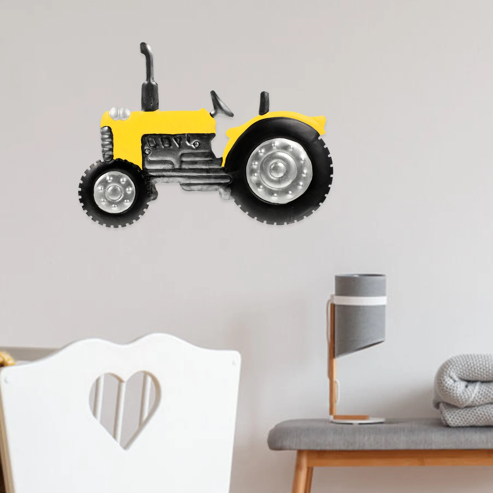 

Retro Tractor Hanging for Welcome Garden Metal Sign Tractors Wall Decor Decorative Toy