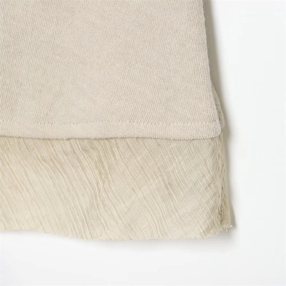 เสื้อพลีทผ้าเนื้อนุ่มสำหรับผู้หญิงคอลเลคชั่นฤดูใบไม้ร่วงและกระโปรงเอวกลาง