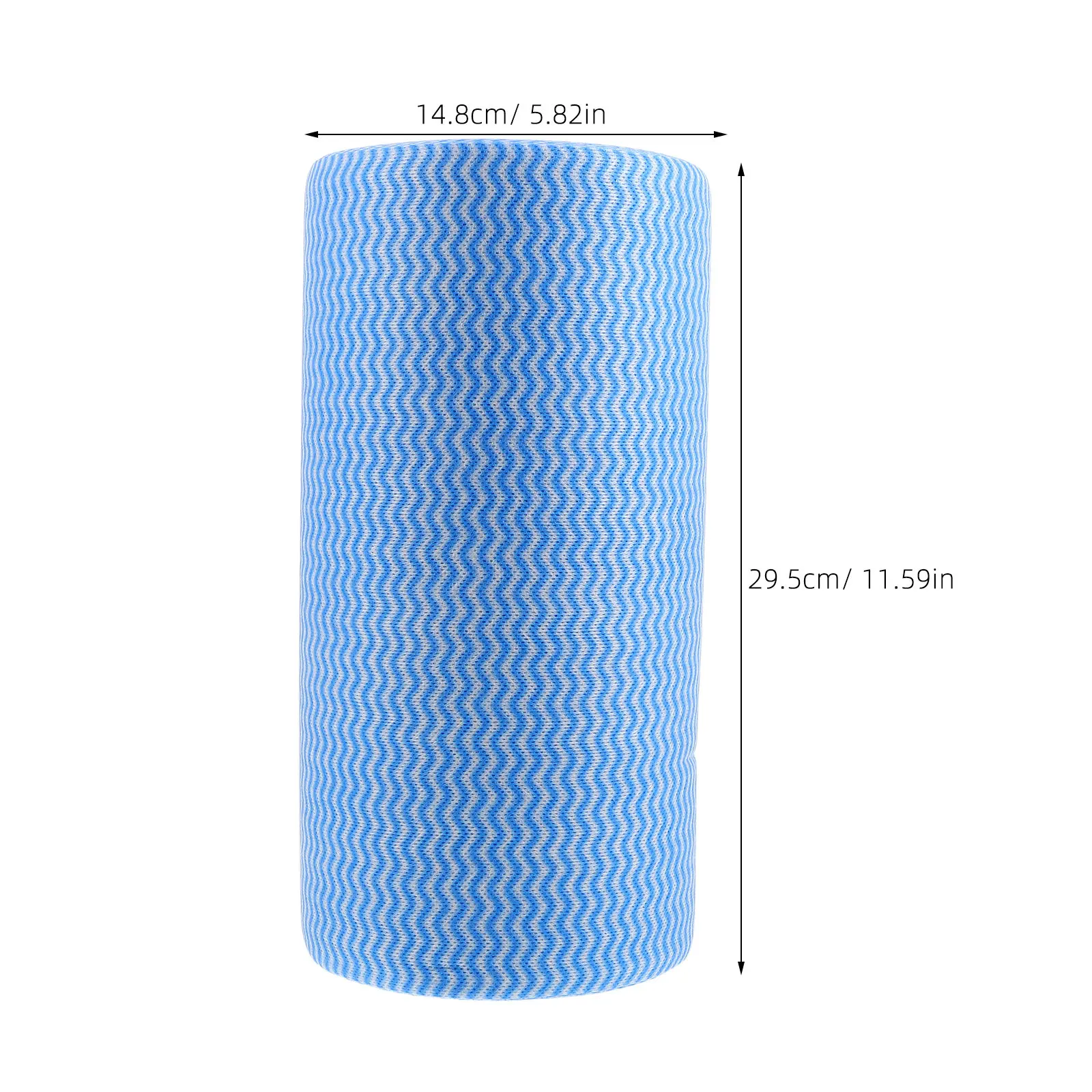 1 Roll Super Absorbent Kitchen Towels Roll with Wave Pattern Design Highly Versatile Dish Cloths for Drying Dishes Wiping