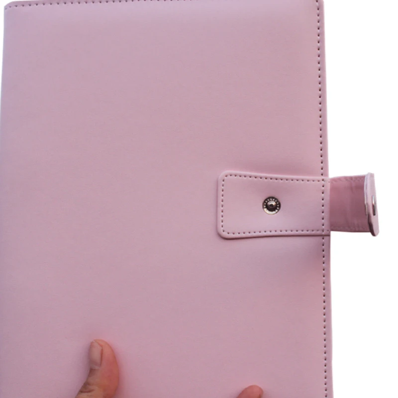 Loose Leaf Planner Binder Capa com Régua Plástica, A5 Papers, 233x175mm