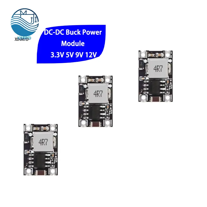 DC-DC Buck Converter Step Power Supply Module 5V-30V To 3.3V 5V 9V 12V 3A Voltage Regulator for Car Motorcycle Battery