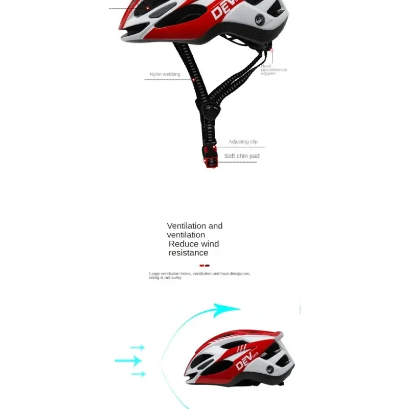 Outdoor road bike riding helmet Ultra-light and breathable urban commuter shock-proof cushioning helmet