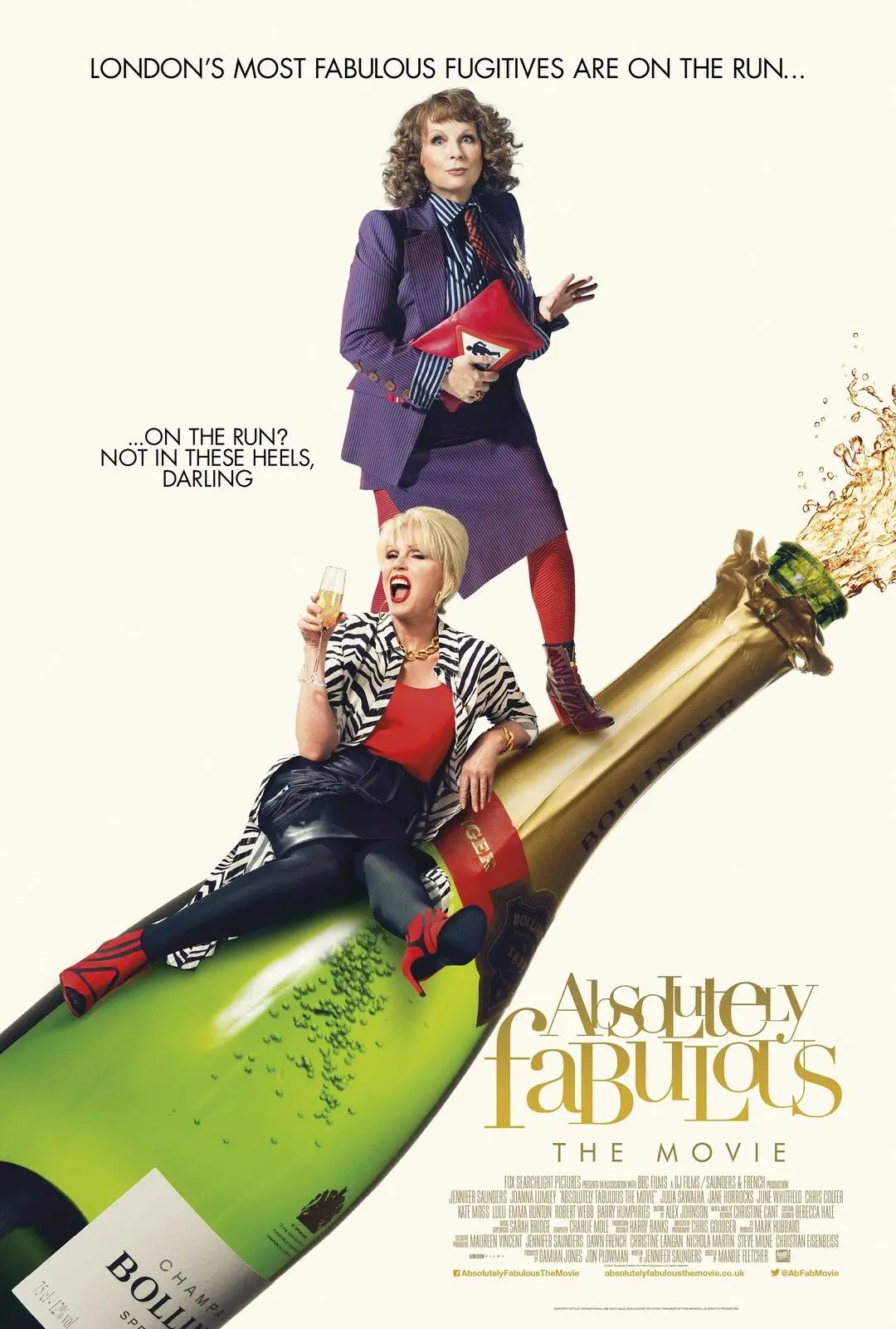 ABSOLUTELY FABULOUS MOVIE Art Film Print Silk Poster 24x36inch