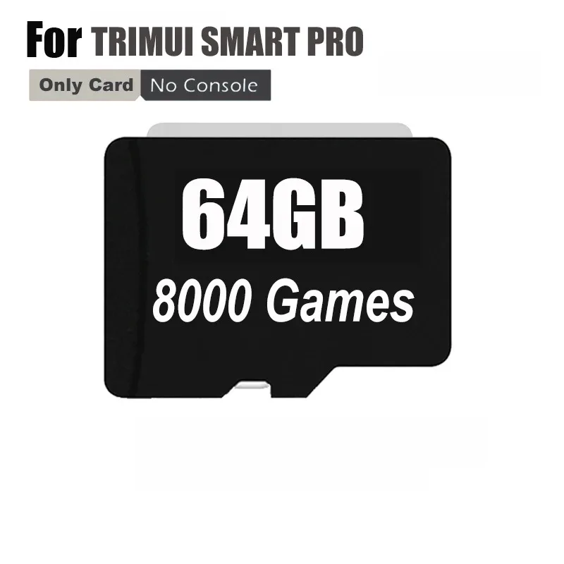 SD Karte Für Trimui Smart Pro Handheld Spielkonsole 4,96'' IPS Bildschirm Linux System Joystick RGB Beleuchtung Smartpro TF spiel Karte