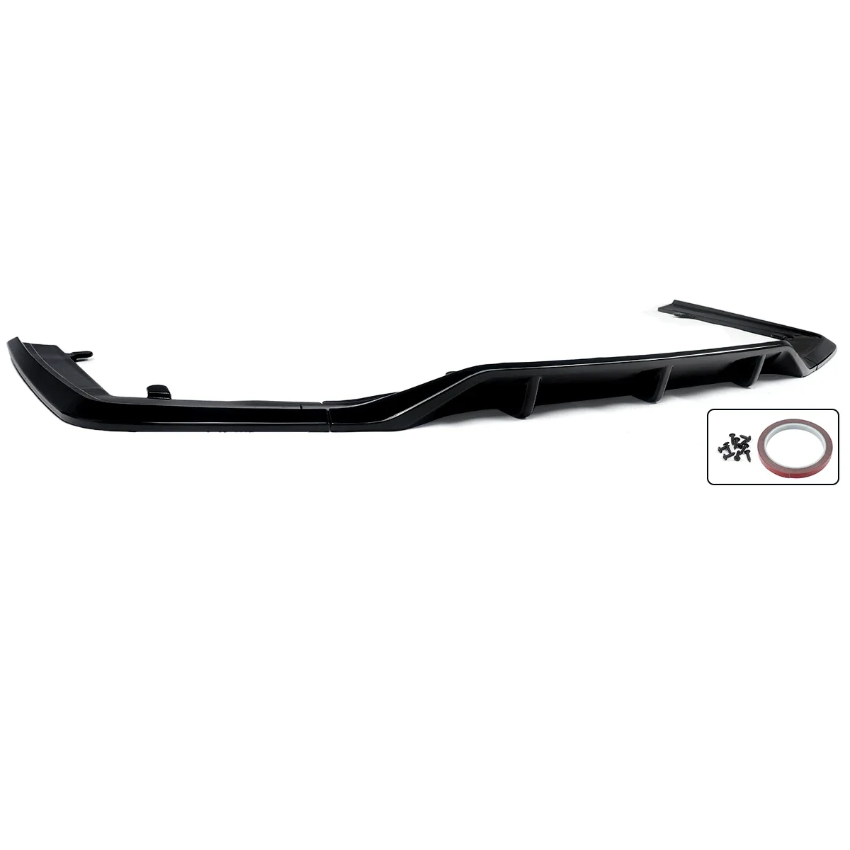 Gloss Black Rear Bumper Diffuser R Style for BMW 7 Series G11 G12 19-22 M Sport