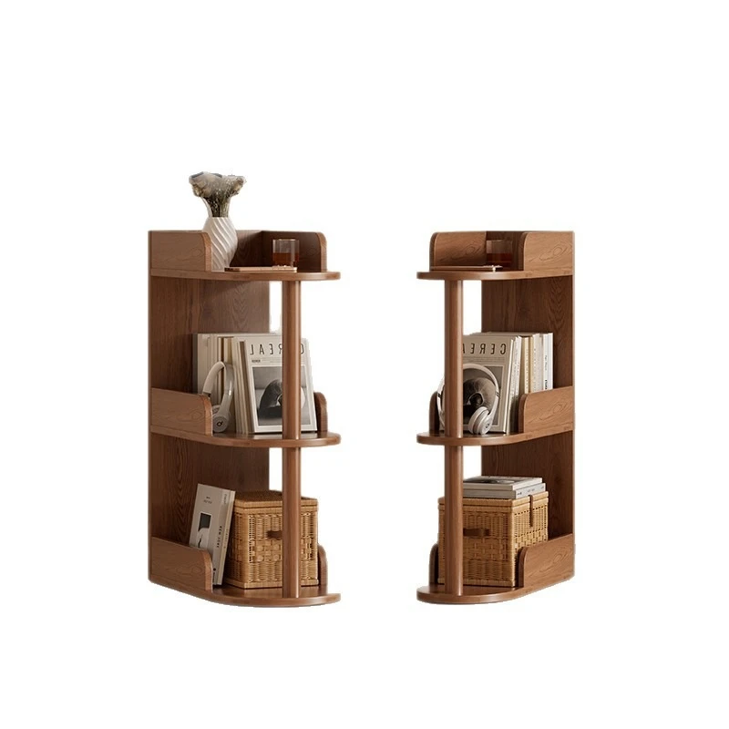 Solid wood bedside cabinet, bedside storage rack, home bedroom small alternative, narrow 15cm gap cabinet, storage cabinet side