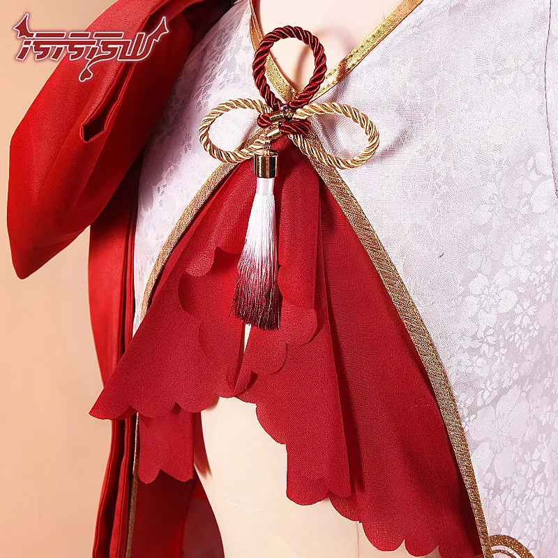Azur Lane Hanazuki Cosplay Costume Spring Festival Qipao Cheongsam Dress Full Set view 4