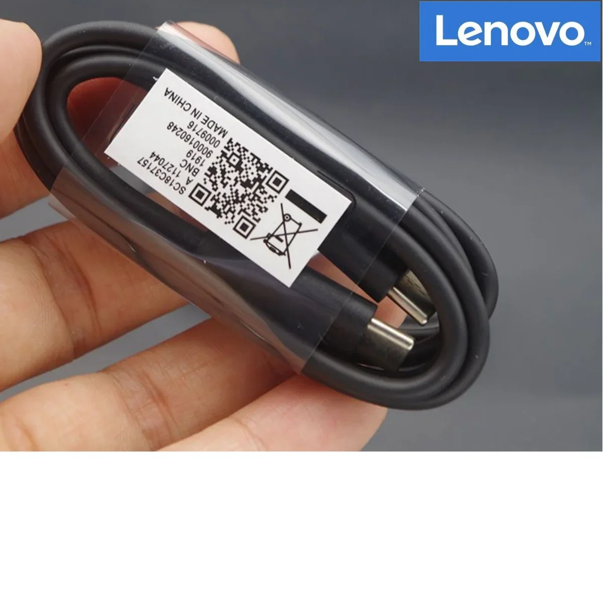 Lenovo 20W Xiaoxin pad tablet ponsel pengisian cepat adaptor daya dinding pengisian daya cepat QC3.0 kepala pengisian cepat kabel data Tipe C