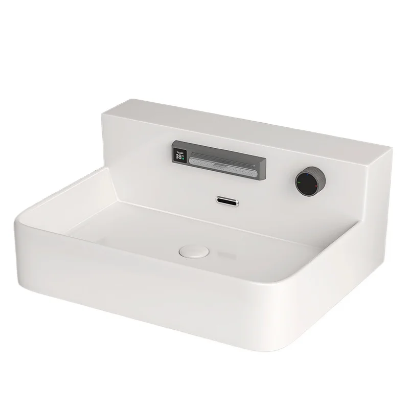 

Premium ceramic washbasin can be wall-mounted household art creative washbasin single basin