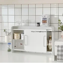 Dust Proof Cup Storage Rack Non Punching Cup Rack Metal Cosmetic Organiser Desktop Cups Sotrage for Kitchen Cabinet