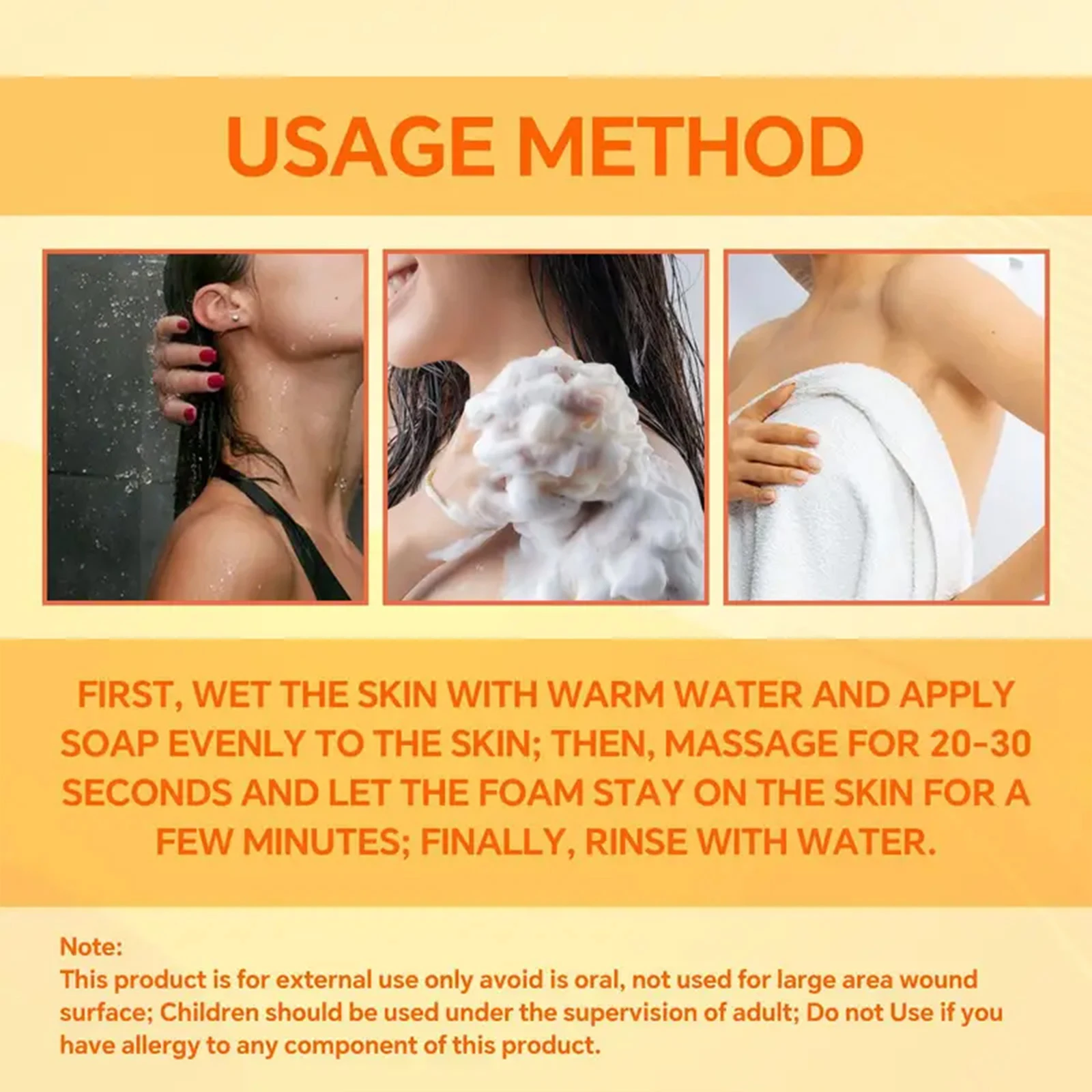 Sapone da neve Viso Corpo Tutta la pelle Collagene Vitamina C Niacinamide. Trasformazione della pelle di 43 giorni. Illumina, Ammorbidisce, Leviga.