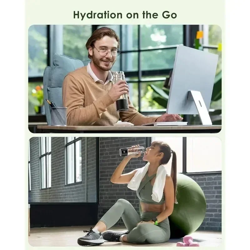 Hydrogen Water Bottle,3 Min Rapid Hydrogen Water Bottle Generator with SPE PEM Technology Portable Hydro water bottle image 5
