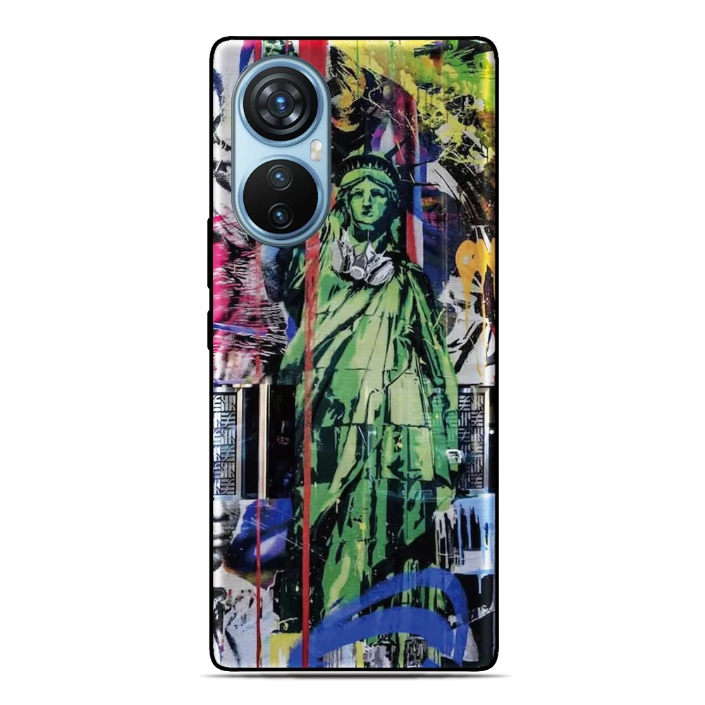 Graffiti Art Back Cover For Sony Xperia 1 VII 10 VI 5 II III IV V 2023 XZ5 XZ4 XZ3 XZ2 XA2 Ultra Z5 L3 Phone Case TPU Soft Funda view 3