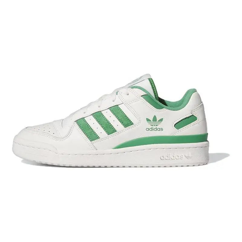 adidas originals FORUM Low White Preloved Green Sneakers shoes IG3778