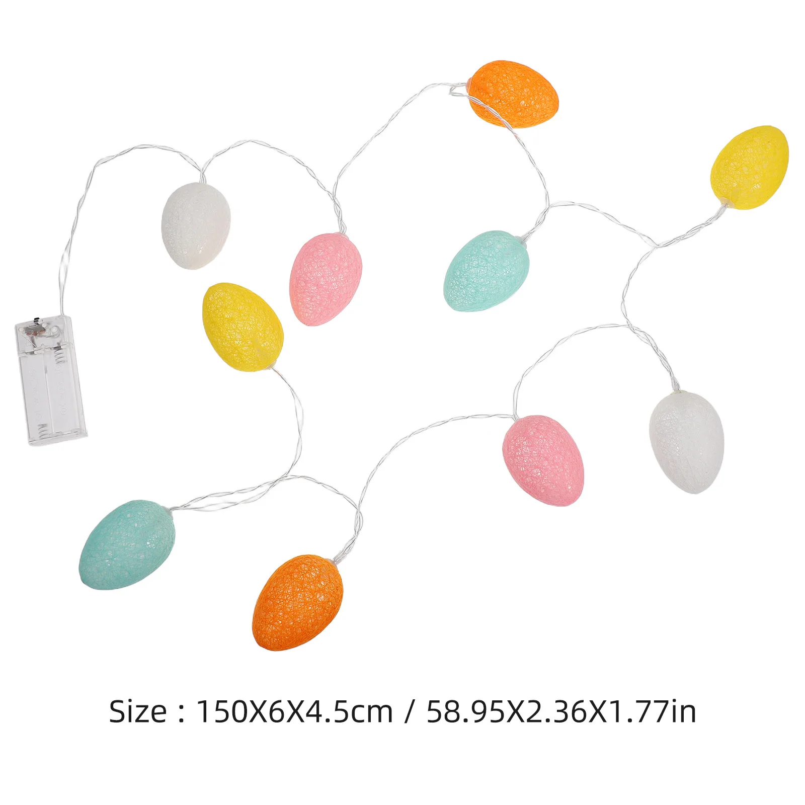 Easter Egg String Lights Led Operated Garland For Window Tree Party Outdoor Holiday Decorations Centerpiece