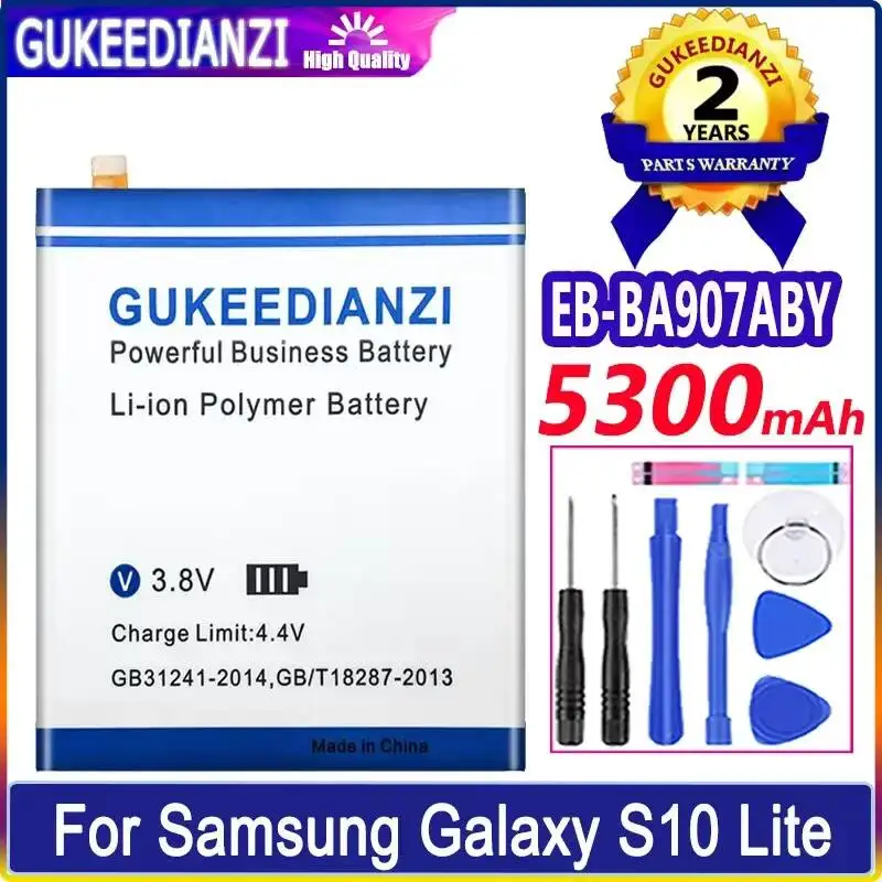 

Аккумулятор для мобильного телефона Samsung Galaxy S10 Lite 5300 мАч EB-BA907ABY с хорошей работой при низких температурах