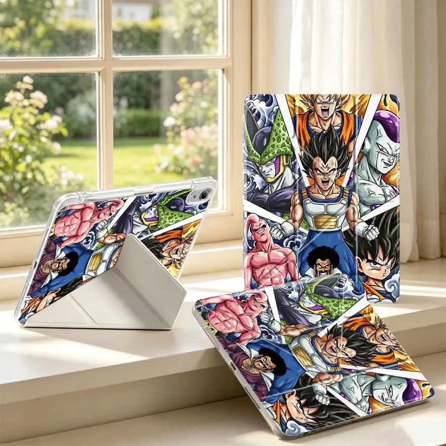 Dragon Ball Z With Pen Slot Cover Tablet Case For Samsung Galaxy Tab S9 Plus S8 S7 FE A11 A9 Plus S10 Lite A8