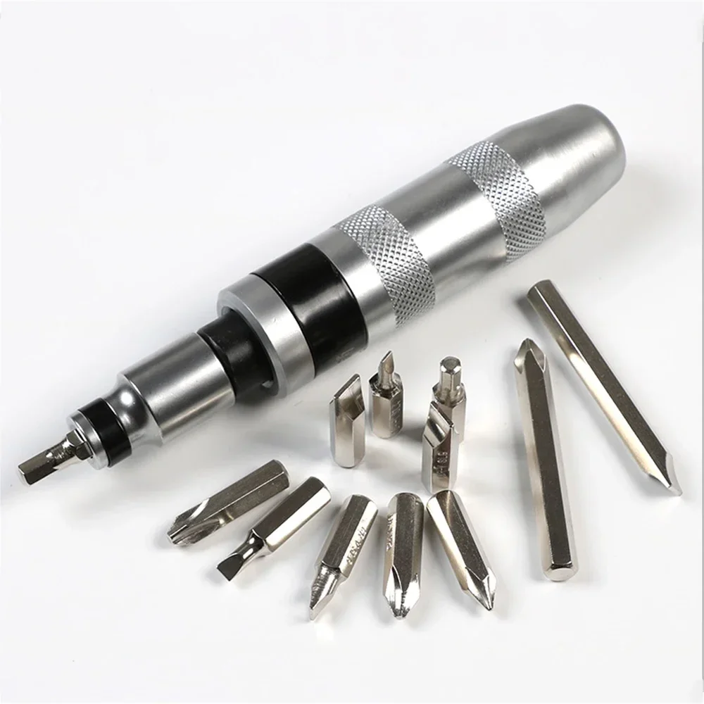 แรงโน้มถ่วงเคาะไขควงชุดปากแข็งสกรูเครื่องมือกําจัดหัวหักสกรู EXTRACTOR NUT เครื่องมือกําจัด