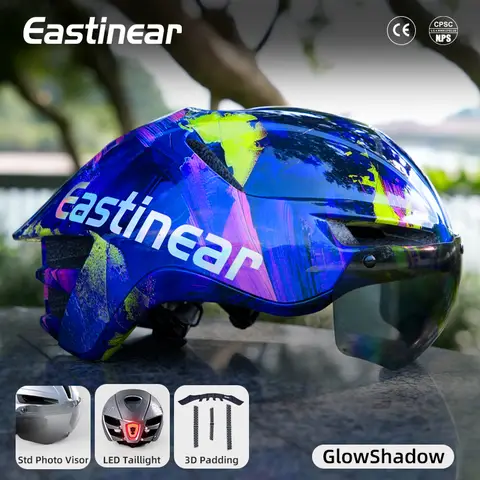 Eastinear Cycling Helmet 3D Shock Absorbing Wind-breaking Pneumatic Men's and Women's Road Bicycle Helmet Cycling Equipment