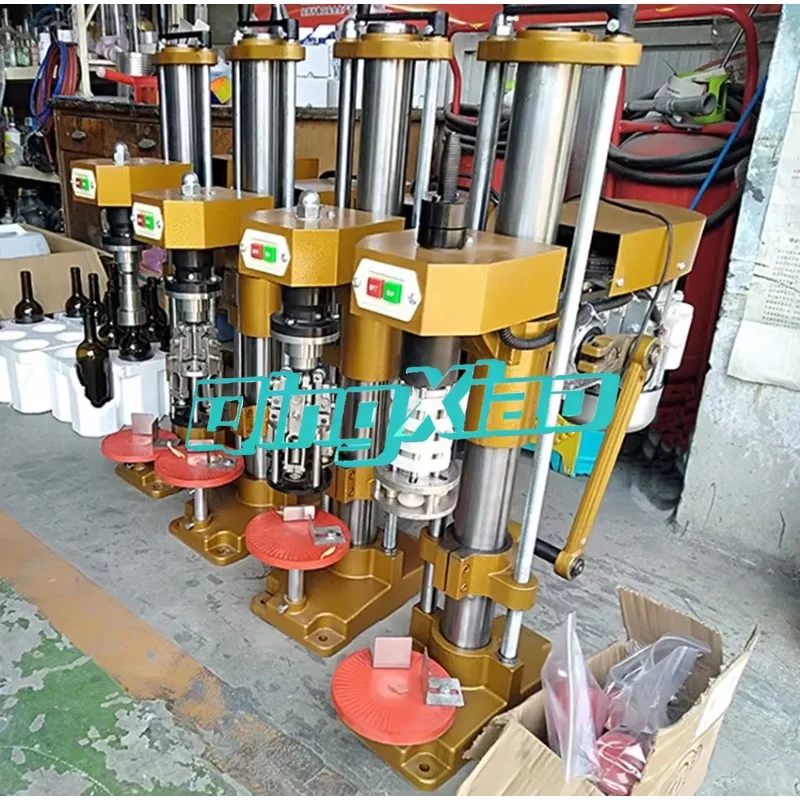 Semi Automatic Screw Cap Sealing Machine For Glass Bottle Caps High Performance Durable Packaging Machinery Cosmetic Factory Use view 6
