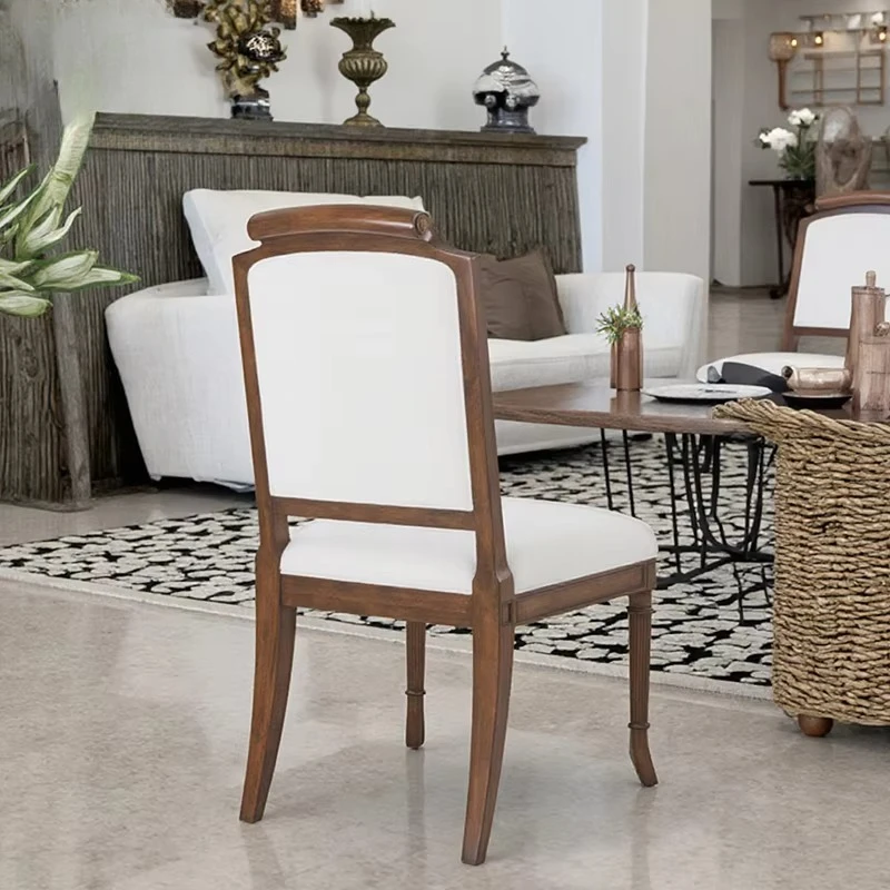 Furniture customization factory to order modern Arab restaurant oversized luxury mahogany dining chair