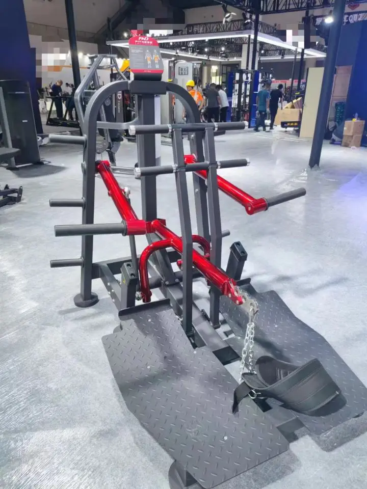 New Commercial Fitness Equipment Plate Loaded Hip Belt Squat Machine Metal Gym Equipment For Strength Training Minolta Fitness
