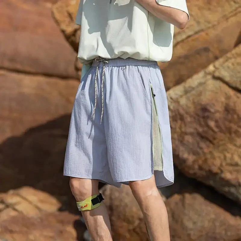 

2026 Summer Outdoor Quick Dry Pants For Men Women, Cool Touch, UV Sun Protection, Color Block Design, High Waist, Slim Fit, Casu