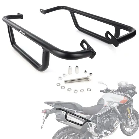 Motorcycle Side Crash Bars Saddle Bag Support Side Cover Guard Tiger 900 Rally /GT / PRO 900 GT/Pro Tiger 850 Sport For Triumph