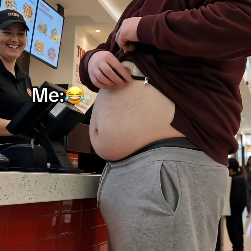 Flesh Color 3D Creative Fake Beer Belly Fanny Pack Realistic Big Tummy Waist Belt Bag Novelty Coin Purse for Party Travel Prank