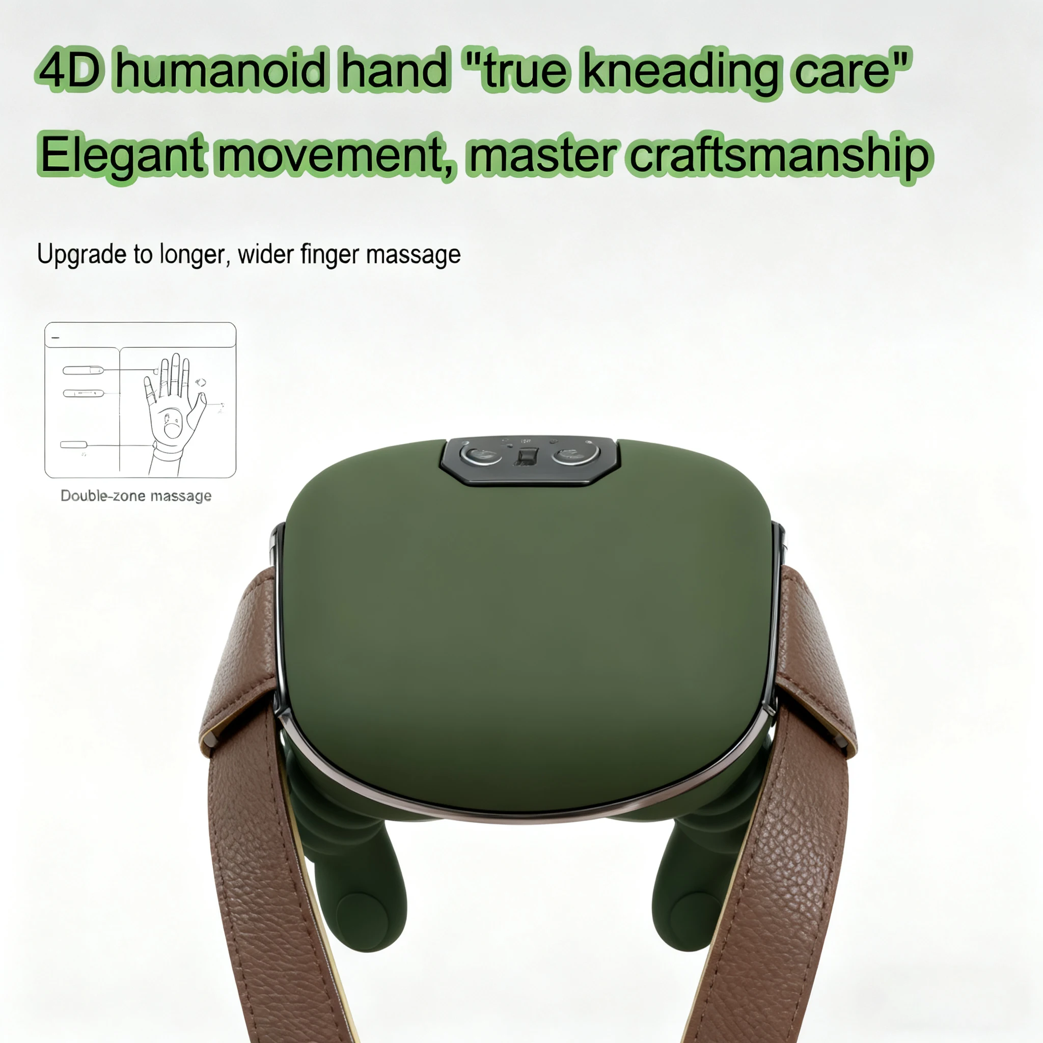 بيونيك الرقبة الكتف مدلك ضغط الإصبع ساخنة الظهر مدلك الكهربائية العجن العضلات تدليك وسادة الرقبة الخصر الساق الجسم #4