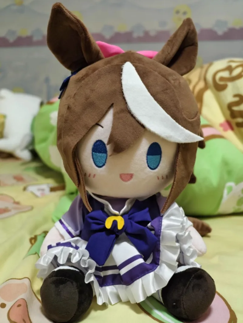 

30cm Umamusume: Pretty Derby Tokai Teio Symboli Rudolf Plush Cotton Doll Sitting Posture Dolls Plushie Cosplay Pillow Anime
