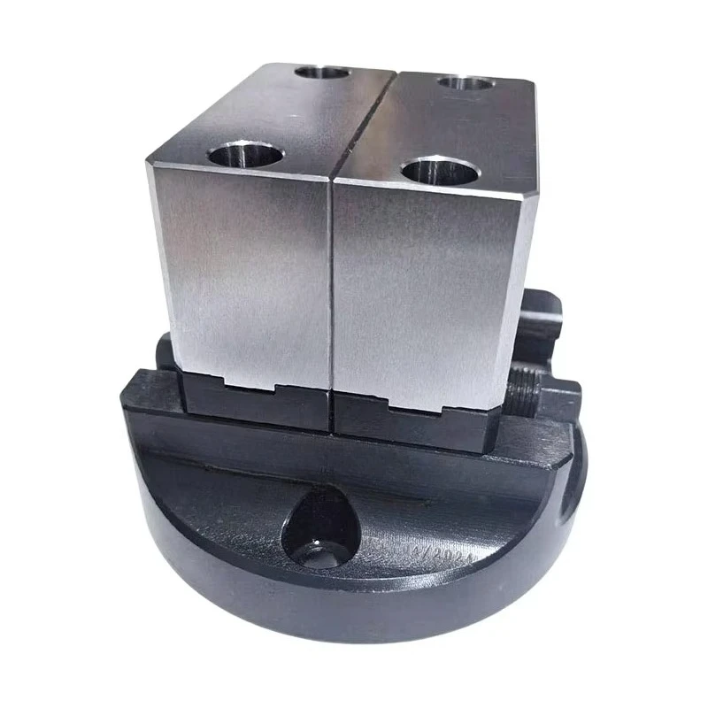 

KHS-D250-J1 5 Axis CNC Milling Self Centring Vise for Rotary Centric Vices with Aluminum Soft Jaw