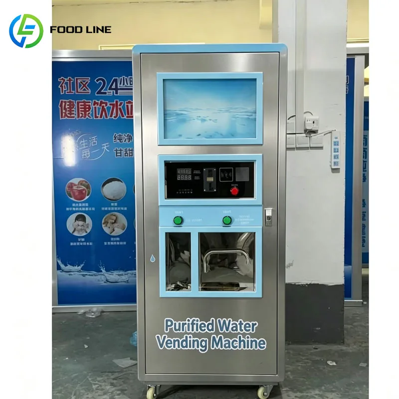 Water Refill Vending Machine Automatic Pure Drinking Water Station RO System Commercial Customized