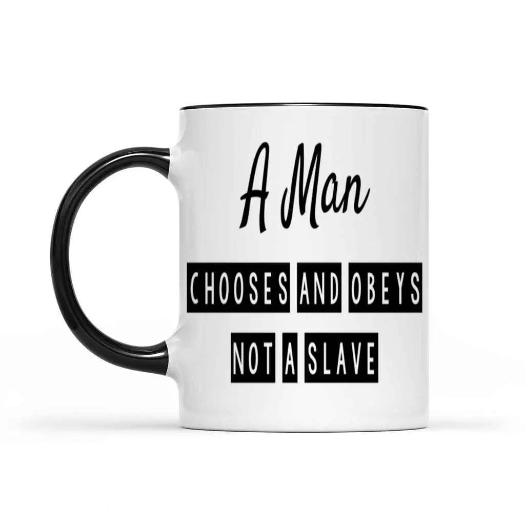 Funny Gift Funny Gift for Men - Choose Wisely and on Mens for Pc, Console and Mobile - 11 Oz White Ceramic Black Inner Mug